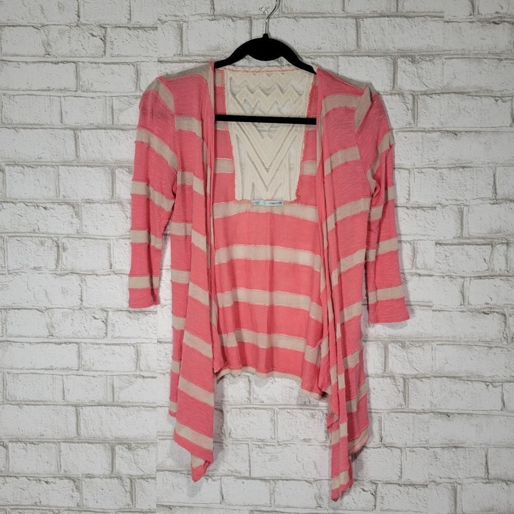 Maurices lightweight stripe cardigan sweater